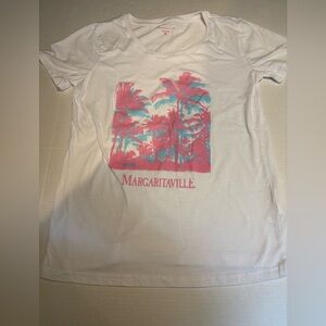 Women’s Medium White Graphic Margaritaville Short Sleeve Tshirt